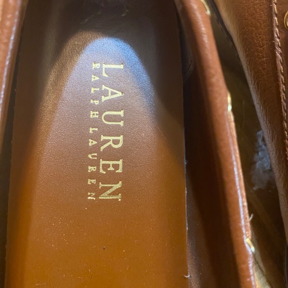Ralph Lauren leather wedged heel loafers. Size 5.5 - Picture 15 of 16